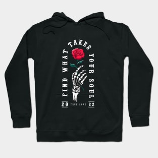 Roses and skull Hoodie